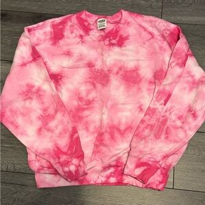 PINK Victoria Secret pink Tie-Dye Sweatshirt